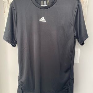 NWT Adidas AEROREADY HIIT BACK 3-STRIPES TRAINING TEE